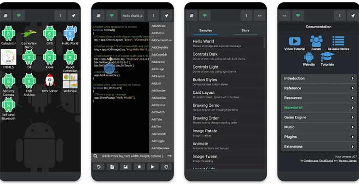 اندروید برنامه DroidScript
