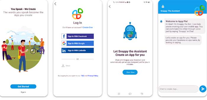 اندروید برنامه ساز Appy Pie