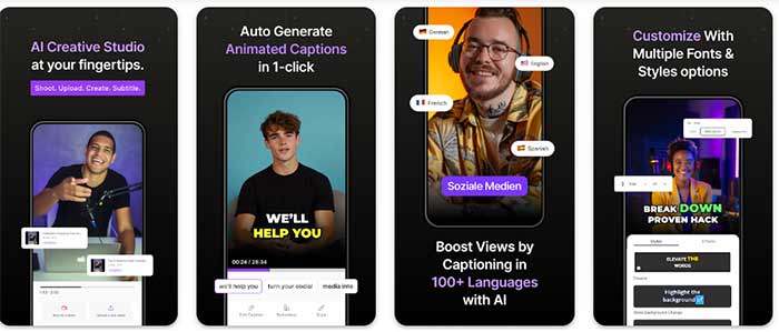 تولید محتوا تولید محتوا با AI Captions