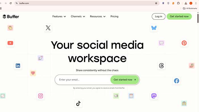 تولید محتوا پلتفرم بافر