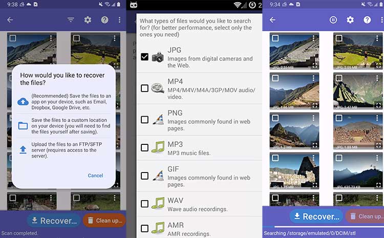 شیائومی برنامه DiskDigger