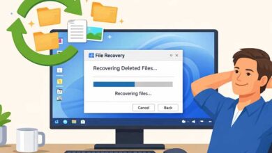 فایل شیفت دیلیت شده ویندوز
